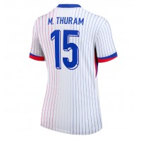 Camiseta Francia Marcus Thuram #15 Segunda Equipación Replica Eurocopa 2024 para mujer mangas cortas